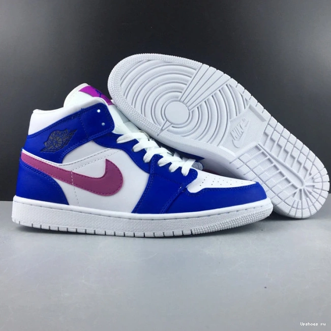 VIOLET-WHITE 1 MID 554724-451 AIR ROYAL HYPER HYPER JORDAN 0901